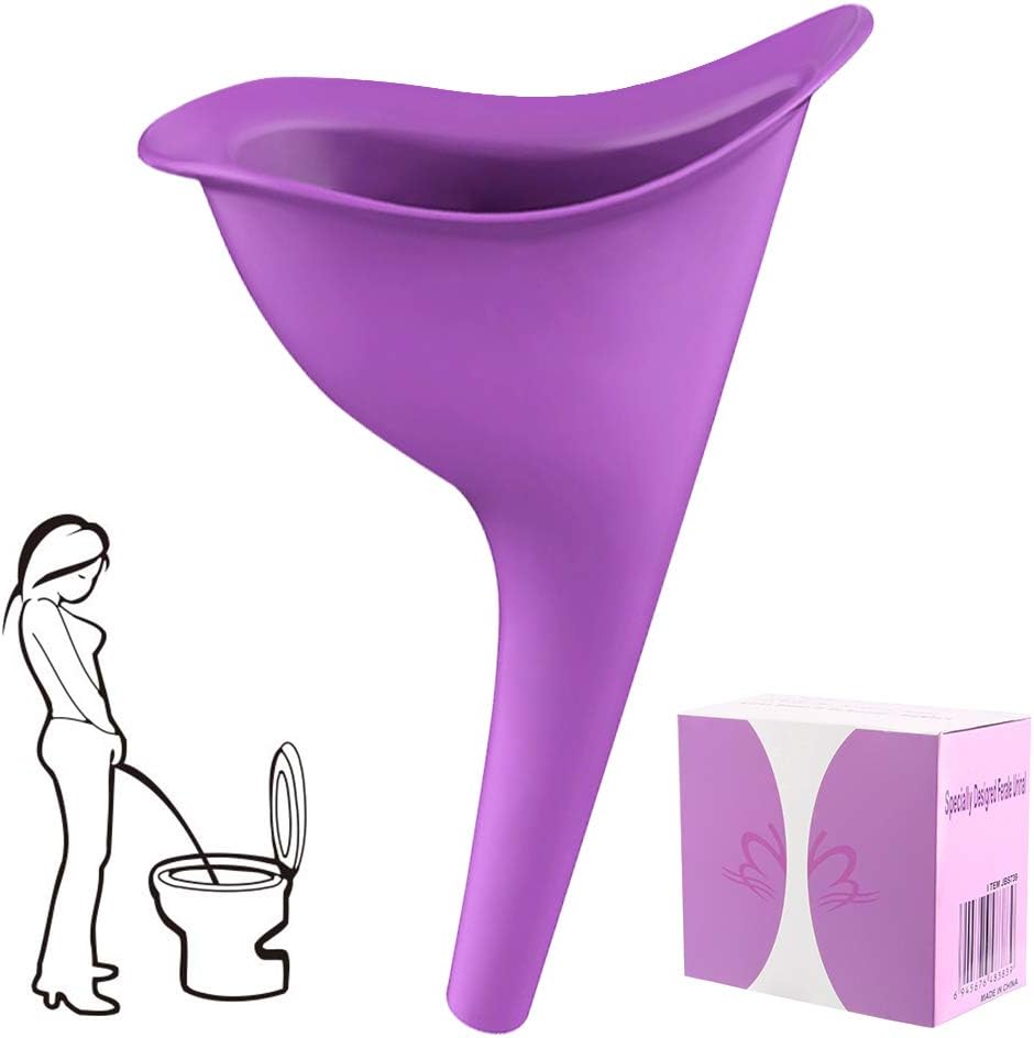 Love77 Female Ladies Urinal Wee Funnel Lets Women Pee While Outdoors, Walking or Travelling - No Need To Use Dirty Unsanitary Toilets Again With The Ladies Portable Urinal Toilet