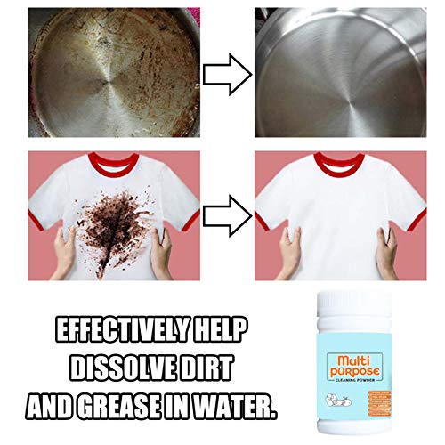 Multi-Purpose Cleaning Powder Powder Cleanser for Kitchens & Bathrooms - All Types of Surfaces, Cleans Grime & Dirt, Polishes Surfaces, Absorbs Odors (100g)