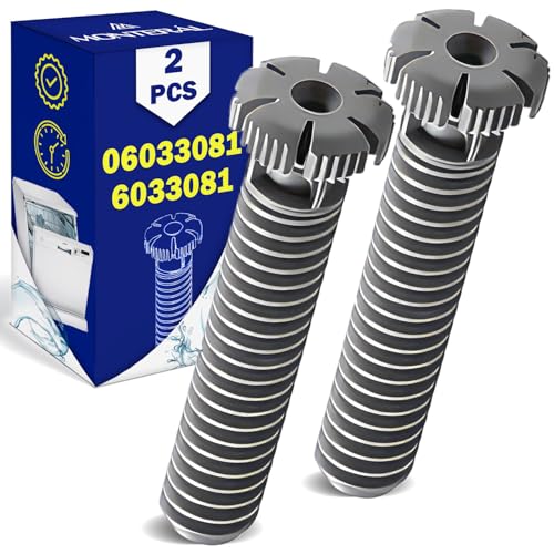 2 Piezas Pies de Lavavajillas con Código Original 6033081 06033081 para Miele G1xxx–G7xxx - Garantía de 10 Años - MONTERAL