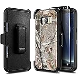 NZND Belt Clip Holster Case for Samsung Galaxy S8+ /Galaxy S8 Plus with Screen Protector (Maximum...