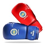 Daedo Blue ITF Taekwondo Gloves – PU Martial Arts Sparring Gloves – 10 oz Lightweight Training Gloves for Youth & Adults - 8oz
