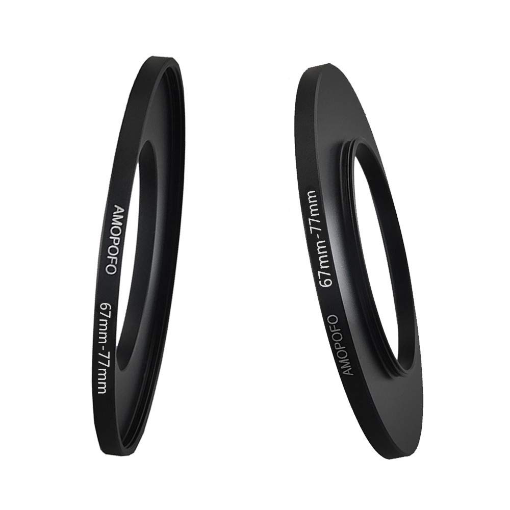67mm to 77mm Step-Up Ring Filter adapter/67mm to 77mm Camera Filter Ring for 77mm UV,ND,CPL,Metal Step Up Ring