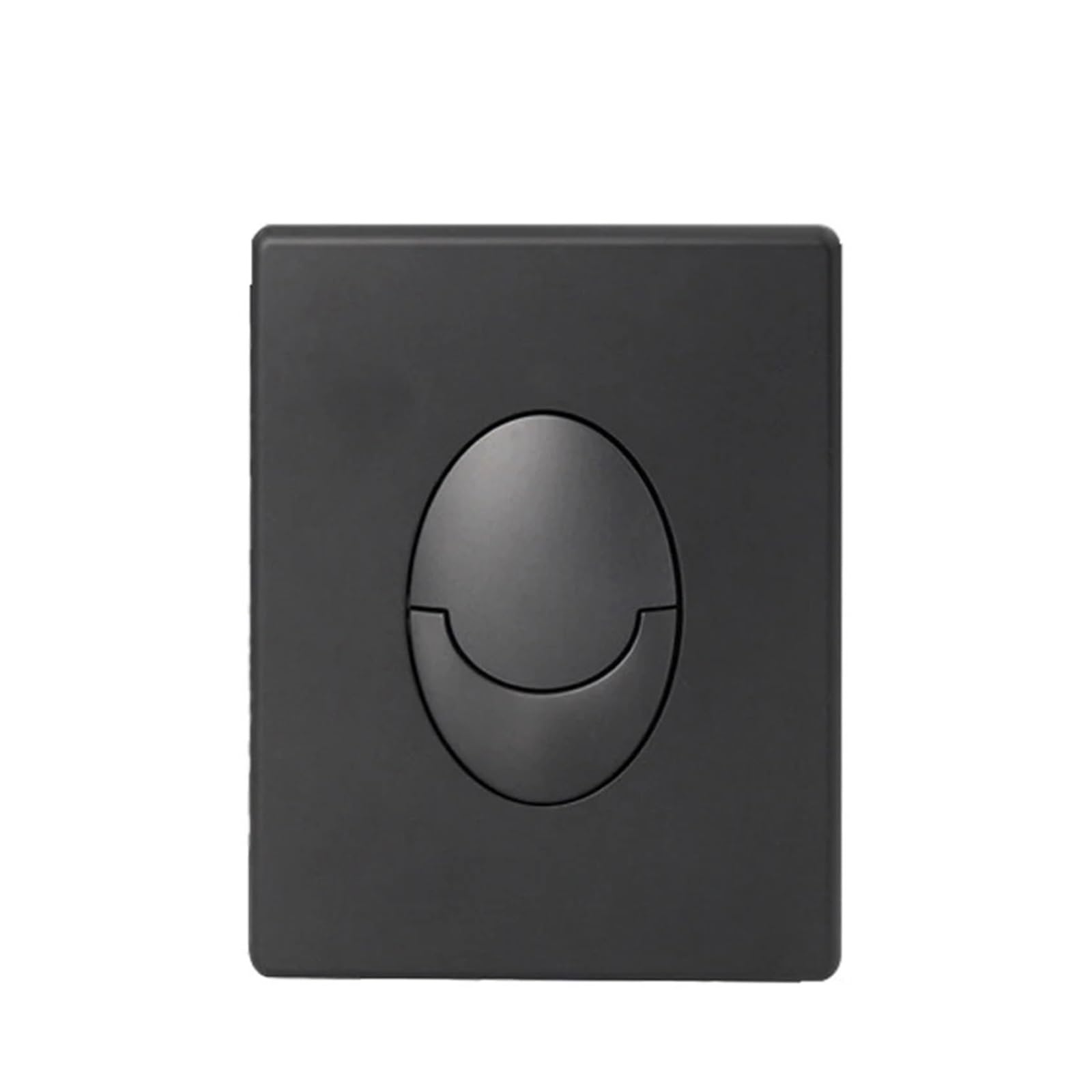 Plaque bouton-poussoir double chasse noire accessoire WC suspendu Skate Air 38505KF0