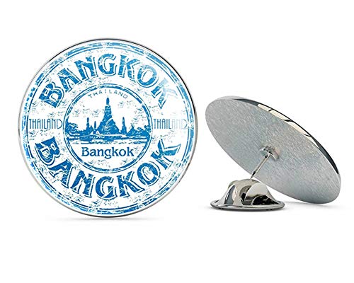 Bangkok Thailand Thai Round Metal 0.75