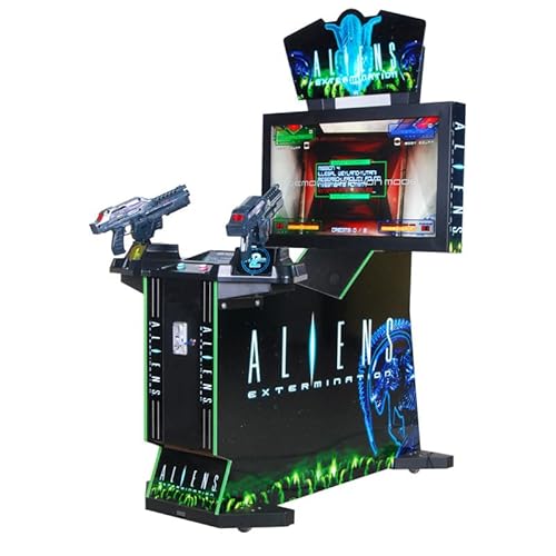 Coin Operated 2 Players 42 Inch Video Arcade Aliens Shooting Extermination Game Machine