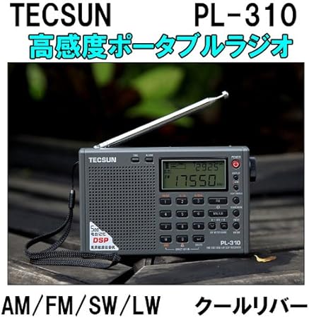 Amazon 短波 Am Fmラジオ 高感度受信 海外放送 競馬 株式受信に最適pl310 本体色 シルバー Agneius Hk Ecl ポータブルラジオ