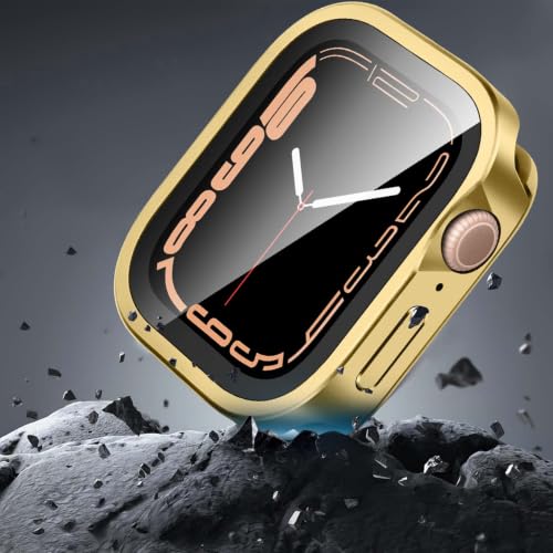 Funda Apple Watch Serie 6 5 4 SE 44mm Metálica Oro Protector Integral de Reloj 4