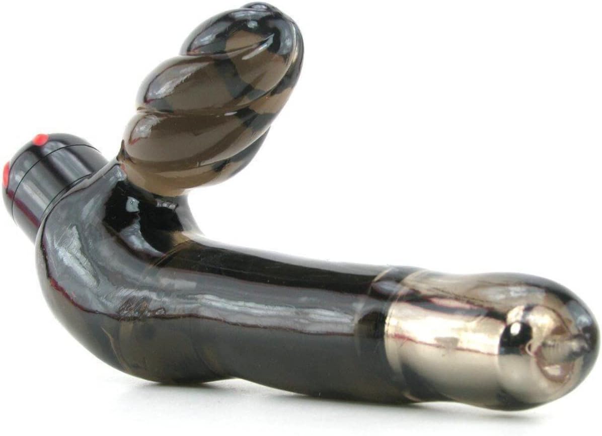 Fantasy Vibrating Strapless Strap-On Double Ended Dildo Lesbian Sex Toy