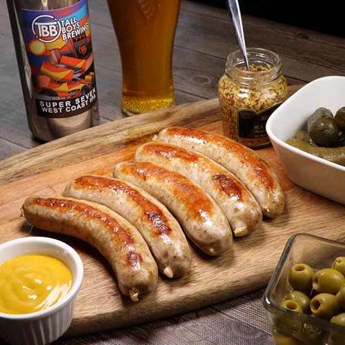 ミートガイ Tall Boys Brewing ビール風味生ソーセージ 5本 TBB Beer Sausage (5pc): Collab with Tall Boys Brewing