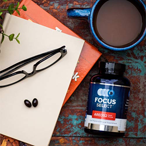 Focus Select® Areds2 Based Eye Vitamin-Mineral Supplement - Areds2 Based Supplement For Eyes (60 Ct. 30 Day Supply) - Areds2 Based Low Zinc Formula - Eye Vision Supplement And Vitamin #TOP4