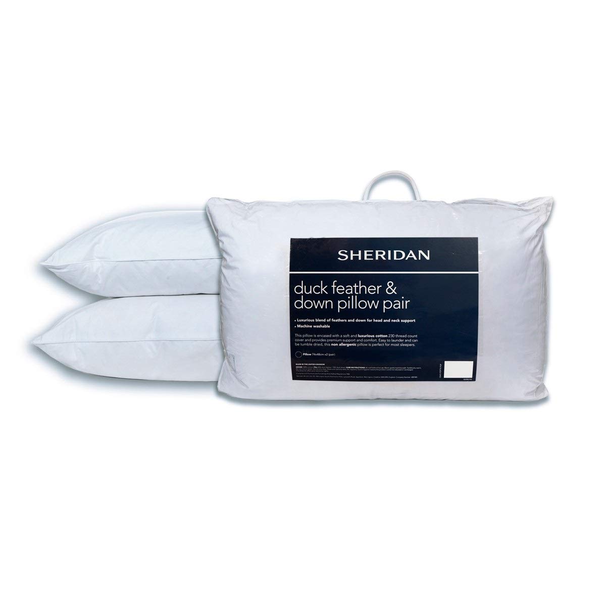 Sheridan Duck Feather And Down Pillow Pair Pillow/S Pillow (Pair) 74 X 48 Cm