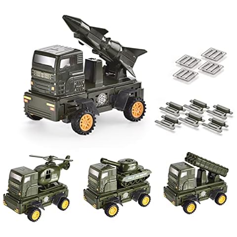 31 Pcs Magnetic Building Blocks, Educational Magnetic Tiles Kit , Magnetic Construction STEM Toy Set Military Vehicles Toy Gift for Boys Kids Age 6 7 8 9 10 Cover