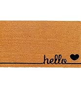 Theodore Magnus Natural Coir Doormat with Non-Slip Backing - 17 x 30 - Outdoor / Indoor - Natural...
