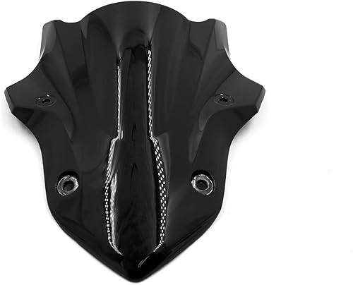 Miniatura 2 de HTTMT - Parabrisas negro de doble burbuja compatible con Kawasak Z900 2017 2018 2019 [P/N: CFP-2165-3-BK]