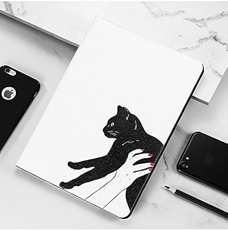 Pink Brown Ipadminiケース かっこいい猫 レザー 三つ折 スタンド オートスリープ 多サイズ対応 スマートカバー プレゼント対応 Ipadmini2 白 Pink Brown