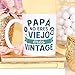 Imagen de MUGFFINS taza papa con frase Papá no eres viejo eres vintage