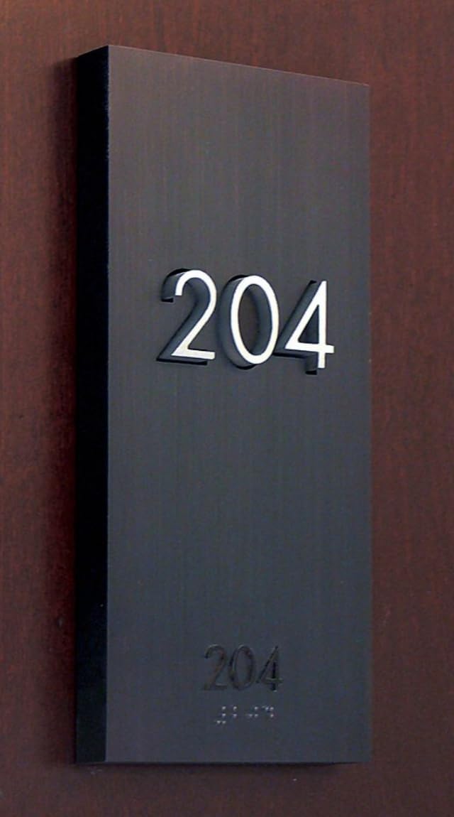 3Inch Self-Adhesive Acrylic House Numbers - Modern White Mailbox Numbers for Home, Apartment, Office, Hotel Room - Easy Installation(0)