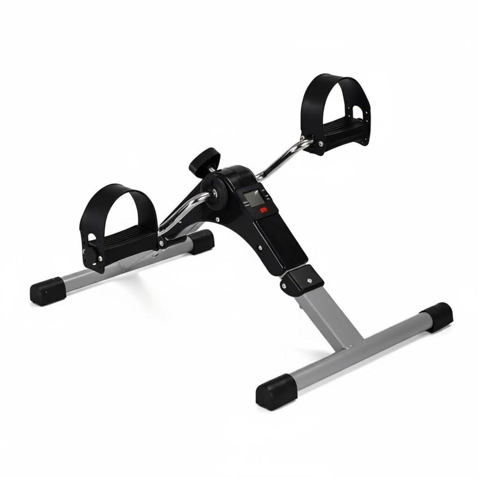 Folding Pedal Exerciser Foldable Portable Mini Exercise Bike Digital Counter Arm and Leg Exerciser for Home Black Basic-image-31