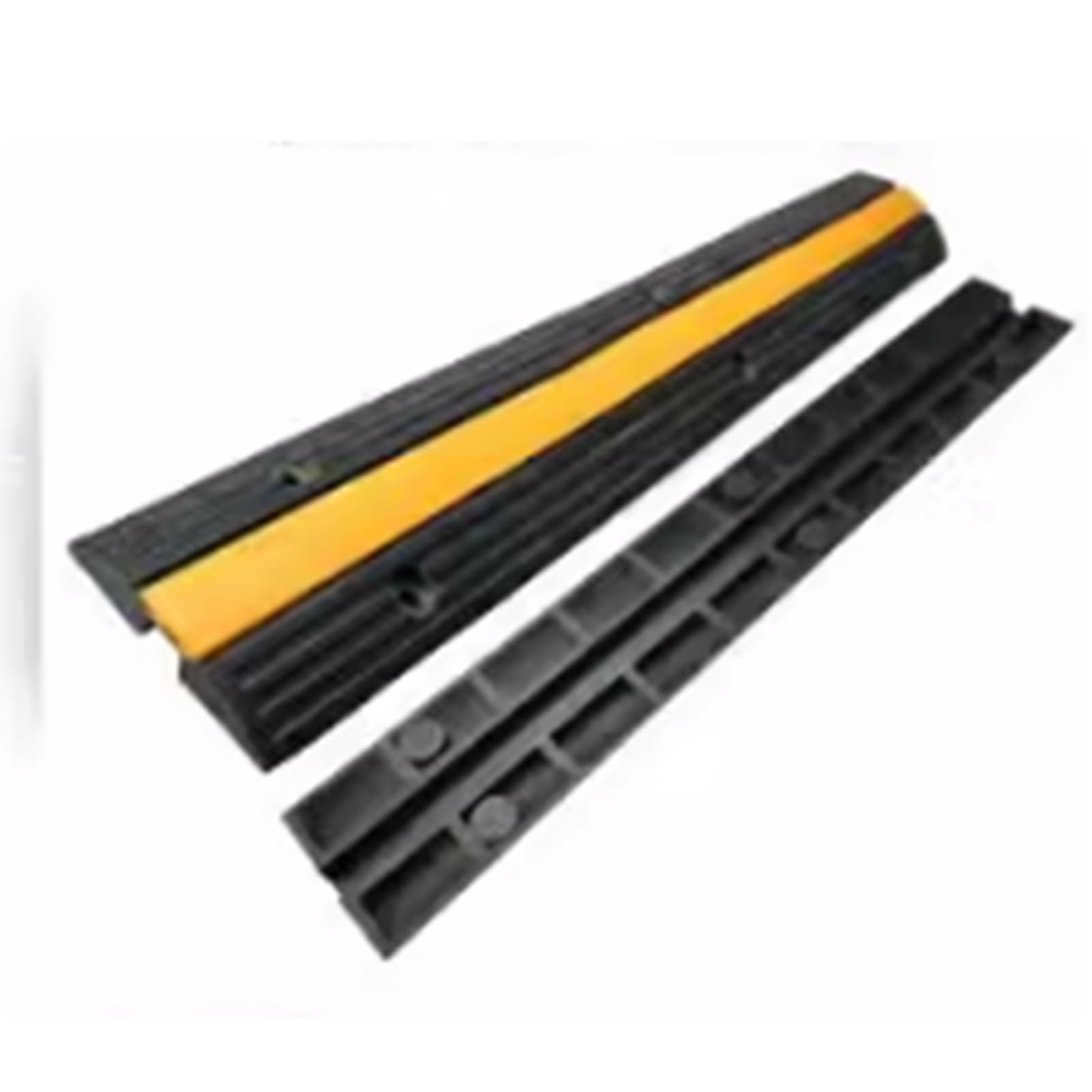 Cubierta de cable resistente, rampa protectora de cable de suelo para zonas de alto tráfico, uso en interiores y exteriores, diseño duradero