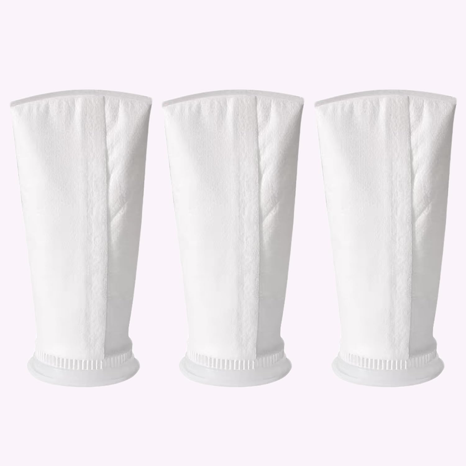 3Pcs 4 Inch Ring by 9 Inch Long,1 Micron 4 Inch Felt Filter Bags for Aquarium, Industry, Chemical, Water Liquid Filter Socks