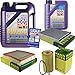 Produktbild QR-PARTS 69344157 Filter Set Inspektionspaket 6 Liter Motoröl Leichtlauf High Tech 5W-40 MANN-FILTER Innenraumfilter Luftfilter Ölfilter