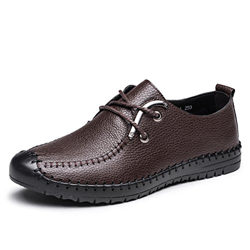 Chaussures d'Angleterre en cuir cousu main respirantes pour hommes