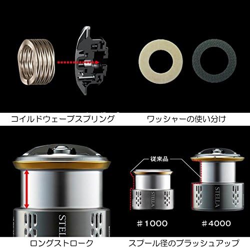 Amazon シマノ Shimano スピニングリール 18 ステラ 1000ssspg アジング 管釣りトラウト シマノ Shimano スピニングリール