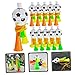 HONMEET 20PCS Plastic Trumpet Toys Three Tones Noise Makers for Football Games Cheerleading Party Favors for Boys and Girls Loud Sensory Noisemaker Toys Random Color