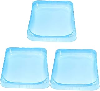 BESPORTBLE 3Pcs Gyro Disc Battle Pad Gyro Game Board Gyro Board Gyro Game Training Board Gyro Game Training Board For Gyro Thickening Square Tray Playing Field Gyro Training Board