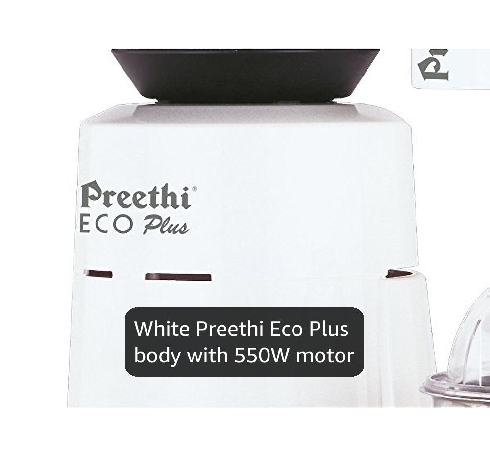 キッチン家電 Preethi 110V Eco Plus Mixer Grinder 3Jar Preethi Eco Plus 3-Jar Indian Mixie Mixer Grinder, 110 Volts