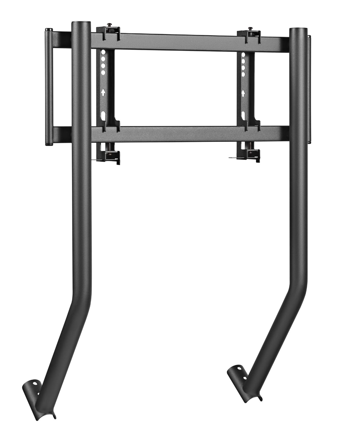 Supporto Monitor Per Simulatore Di Guida, Compatibile Con Sedie Da Corsa Ranqer, Regolabile 10°, Per TV 32-50'', Metallo Nero Con Rivestimento Antigraffio E Viti Incluse