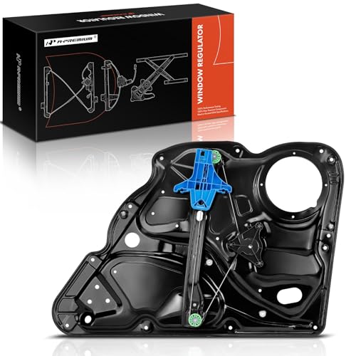 A-Premium Electric Power Window Regulator Without Motor Compatible with Volkswagen Passat 2006-2010, Passat CC 2009-2010, CC 2009-2010, Rear Left Driver Side
