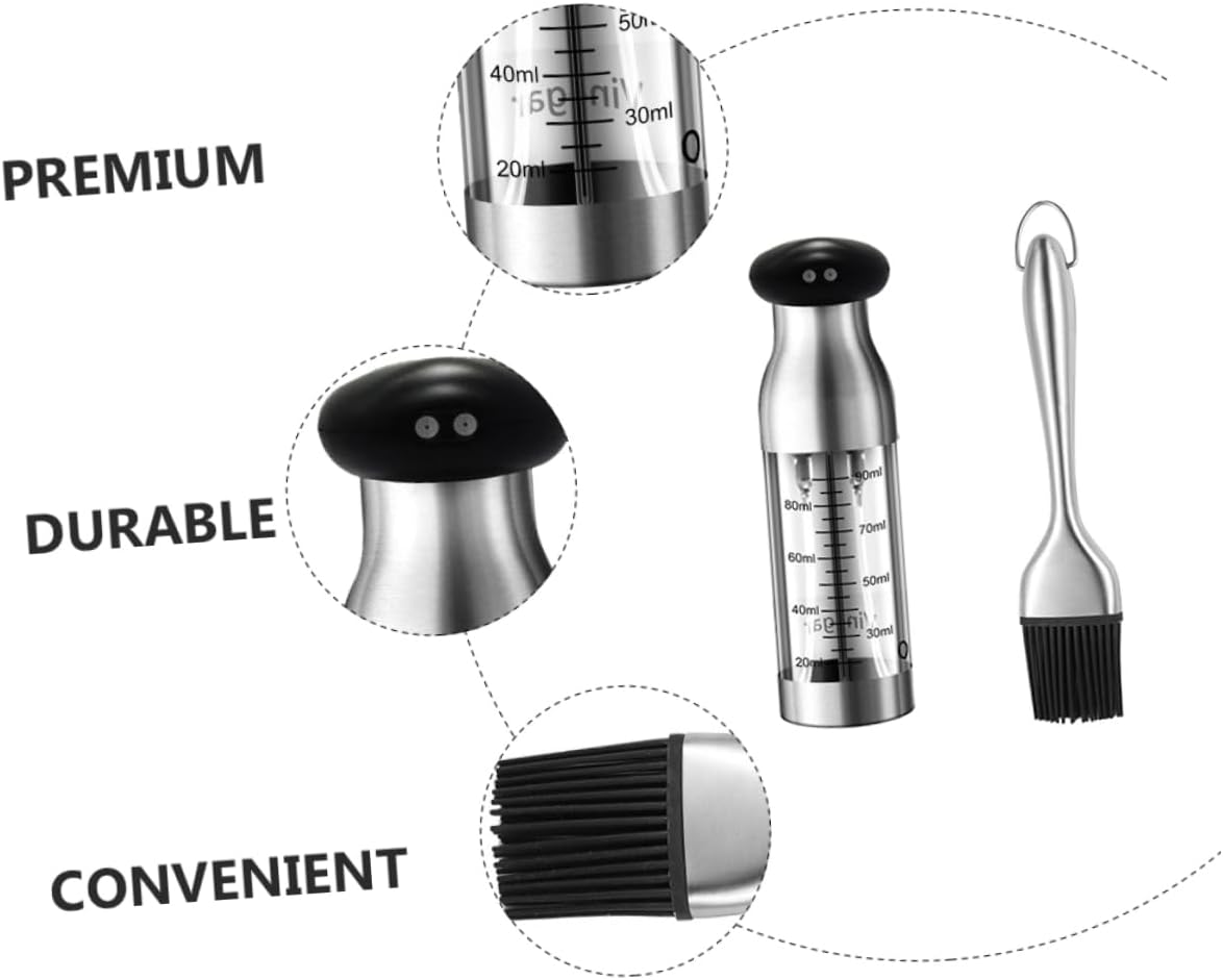 SHOWERORO Oil Spray Bottle Olive Oil Dispenser Vinegar Sprayer Kitchen Dispenser Vinegar Bottle