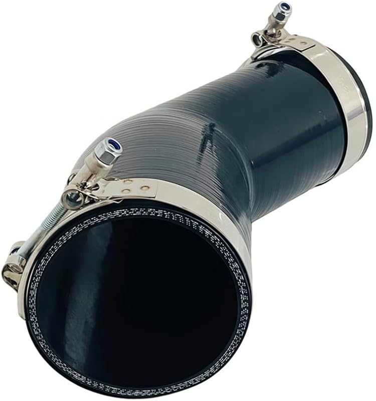 Mangote redutor de silicone para intercooler AotoKoop, cotovelo 45° de 51 a 76 mm com abraçadeiras – 1 unidade