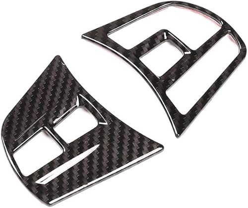 YIWANG - Funda de fibra de carbono para el volante del coche, para BMW Serie 3 4 F30 F32 F33 F34 GT 2014-2018