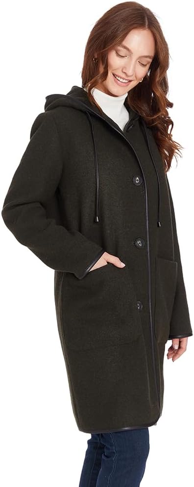 Frye Women's Wool Blend Duffle Coat