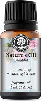 Amazing Grace Fragrance Oil (15ml) for Perfume, Diffusers, Soap Making, Candles, Lotion, Home Scents, Linen Spray, Bath Bombs, Slime