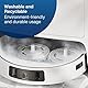 ECOVACS Waschbare Wischpads für DEEBOT X2 Omni/T20 Omni/T10 Omni/X1 Omni/X1 Turbo Serie Roboter-Staubsauger und Wischmopp, Grau, 4 Stück pro Packung