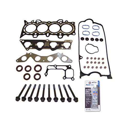 Head Gasket Set Head Bolt Kit Fits: 01-05 Honda Civic EX HX 1.7L VTEC D17A2 D17A6