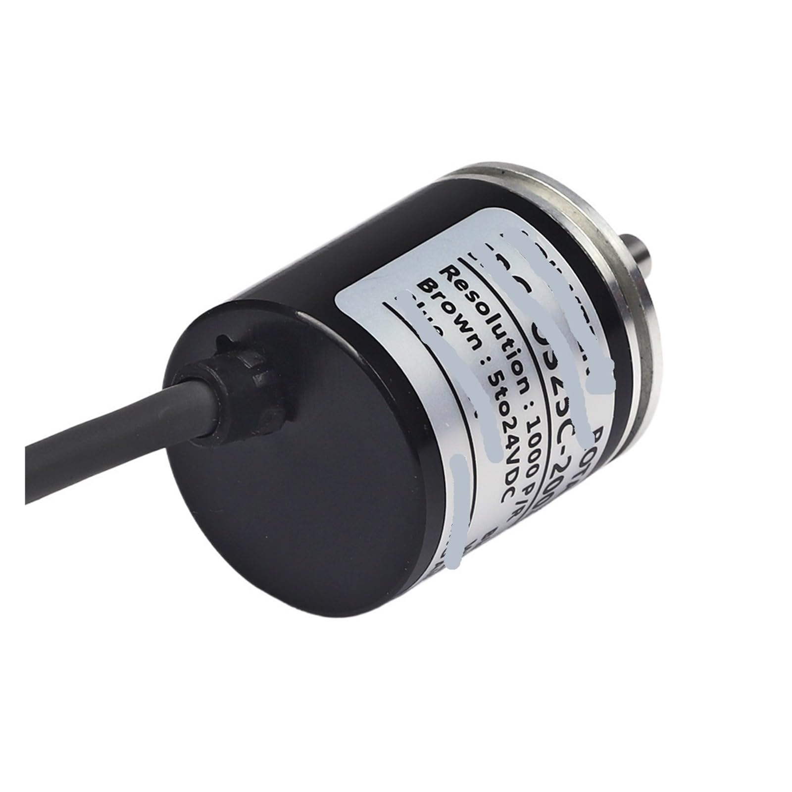 PWQBABJWL Rotary Incremental Encoder E6A2 4MM Solid Shaft Magnetoelectricity Complementary Output(360 PPR)