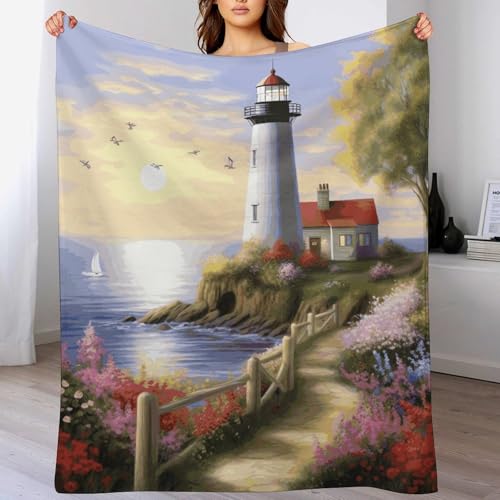 Couverture en microfibre grand format pour soirées cocooning canapé