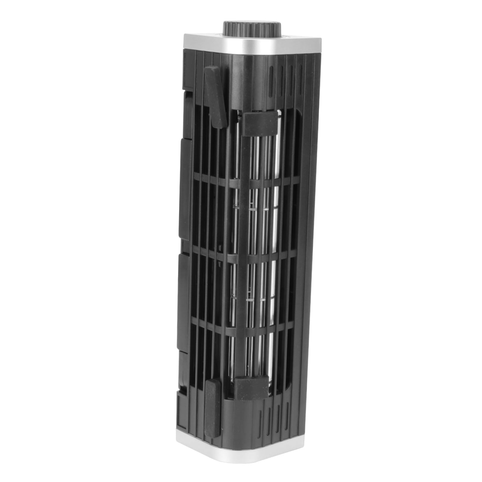 Refrigerador para Portátiles Negro de Aleación de Aluminio y Abs | Ventilador de Enfriamiento Usb, Soporte de Refrigeración para Portátil con Enchufe Trasero, Diseño Silencioso