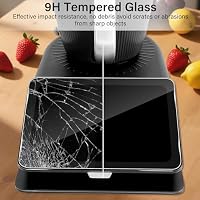 HidWee Kompatibel mit Vorwerk Thermomix TM7 für Panzerglas Schutzfolie, 1 Stück 9H Härte Schutzglas, Anti-Bläschen Displayschutzfolie, Anti-Kratzen Panzer Schutz Glas, HD Clear Displayschutz – Ansicht 2