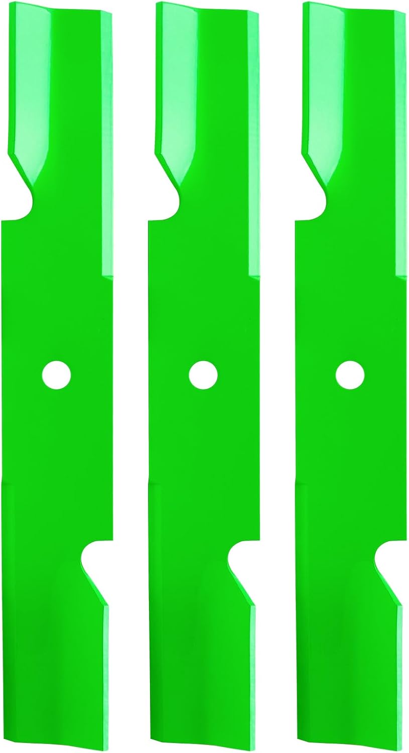 482877 481706 48110 High Lift Blade for 48" Scag Freedom Z Liberty Z Tiger Cub Exmark 48 Mower Deck Replace Hus tler 601123 Bad Boy 038-5350-00 (3 Pack)