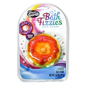 Shimmer N Sparkle Bath Fizzies Grape Jelly, Multi-Color