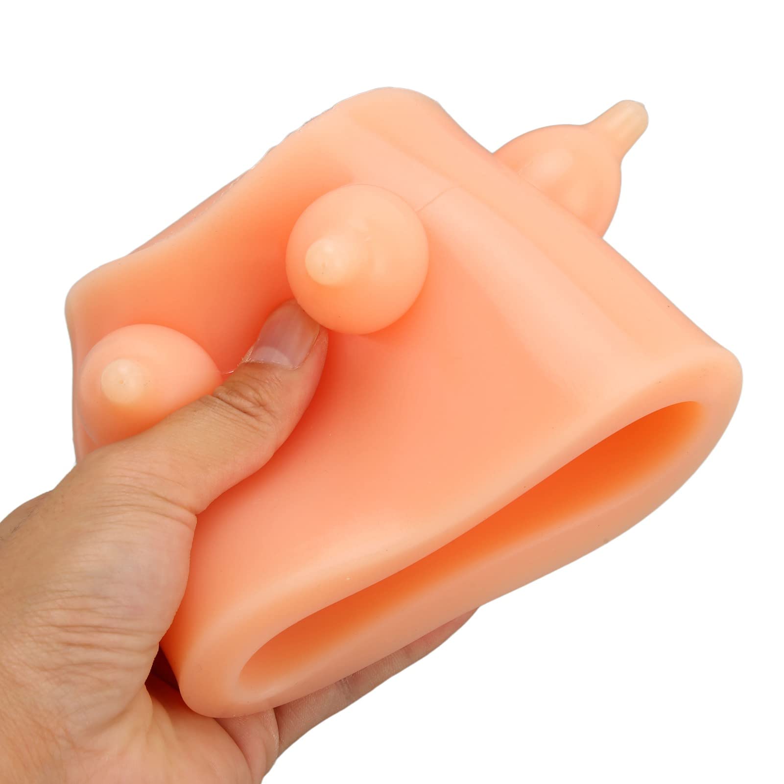 Fockety Cuenco de Leche con Burbujas, 350 Ml, 5 Pezones, Comederos de Silicona Líquida para Cachorros para Varios Cachorros, Alimentador de Leche para Cachorros, Estación de Lactancia