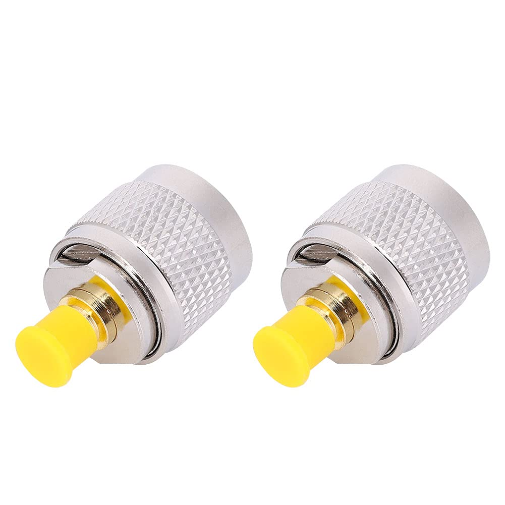 Produktbild von 2 Stück Typ N Auf SMA Adapter – Koaxial, 50Ω, 0-6 GHz, Vergoldet, Für HF-Verbindungen