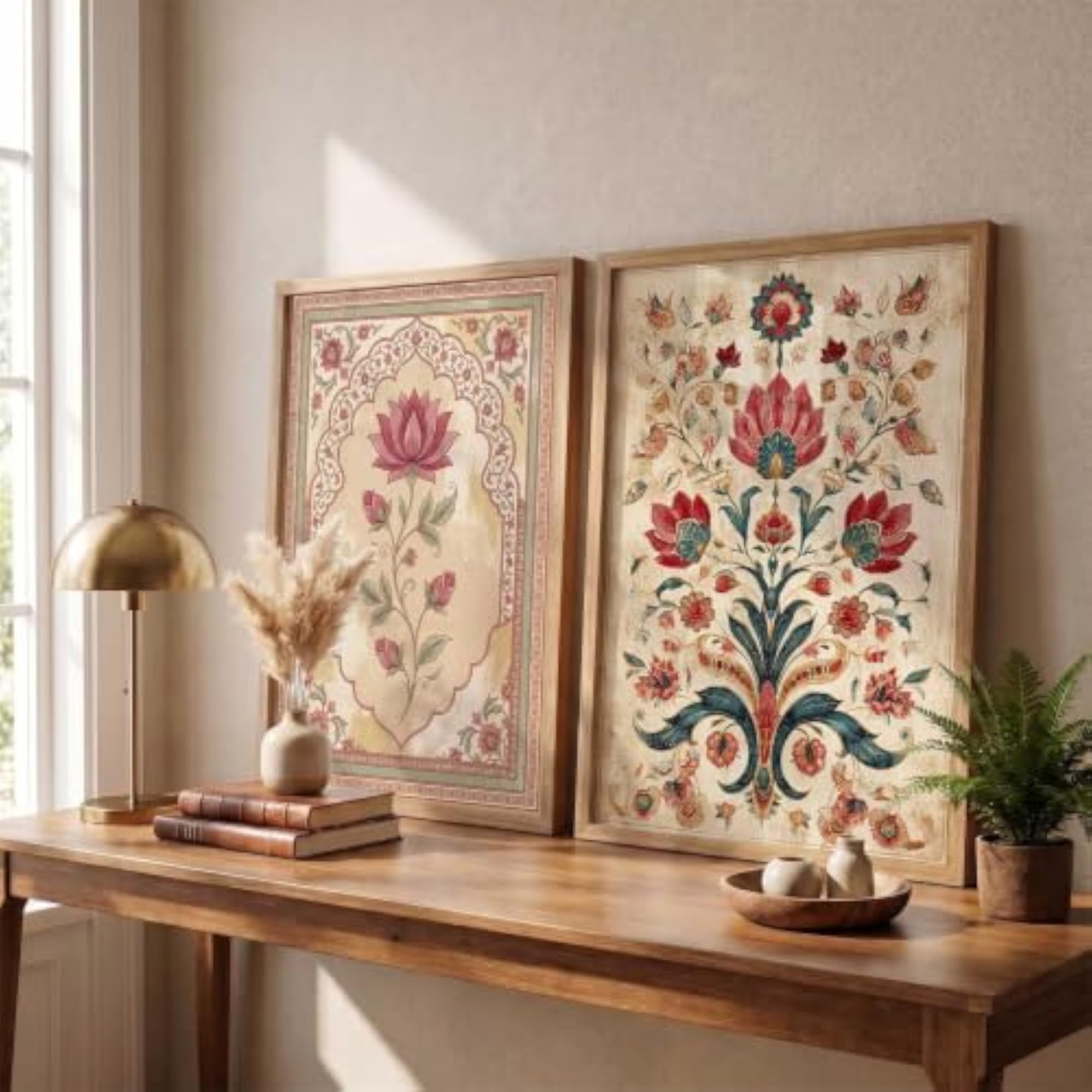 Indian Traditional Madhubani Art Wall Painting