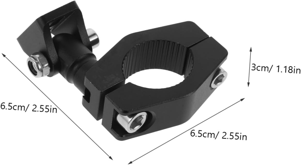 MAGICLULU 1Set Aluminum Motorcycle Fork Bracket Mounting Holder for LED Spotlight Secure Easy Install Enhanced Visibility Durable Construction for Optimal Lighting