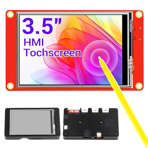 Image of ELECROW ESP32 Display 480x320, 3.5 Inch HMI Touch Screen SPI TFT LCD Touchscreen with Acrylic Case, 32-Bit LX6 Dual-Core Processor, Up to 240MHz, Compatible with Arduino, LVGL, PlatformIO, MicroPython